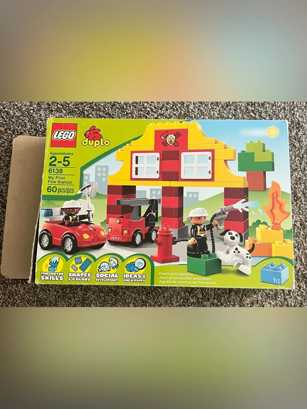 Lego Duplo My First Fire Station 6138 Retired Building Set